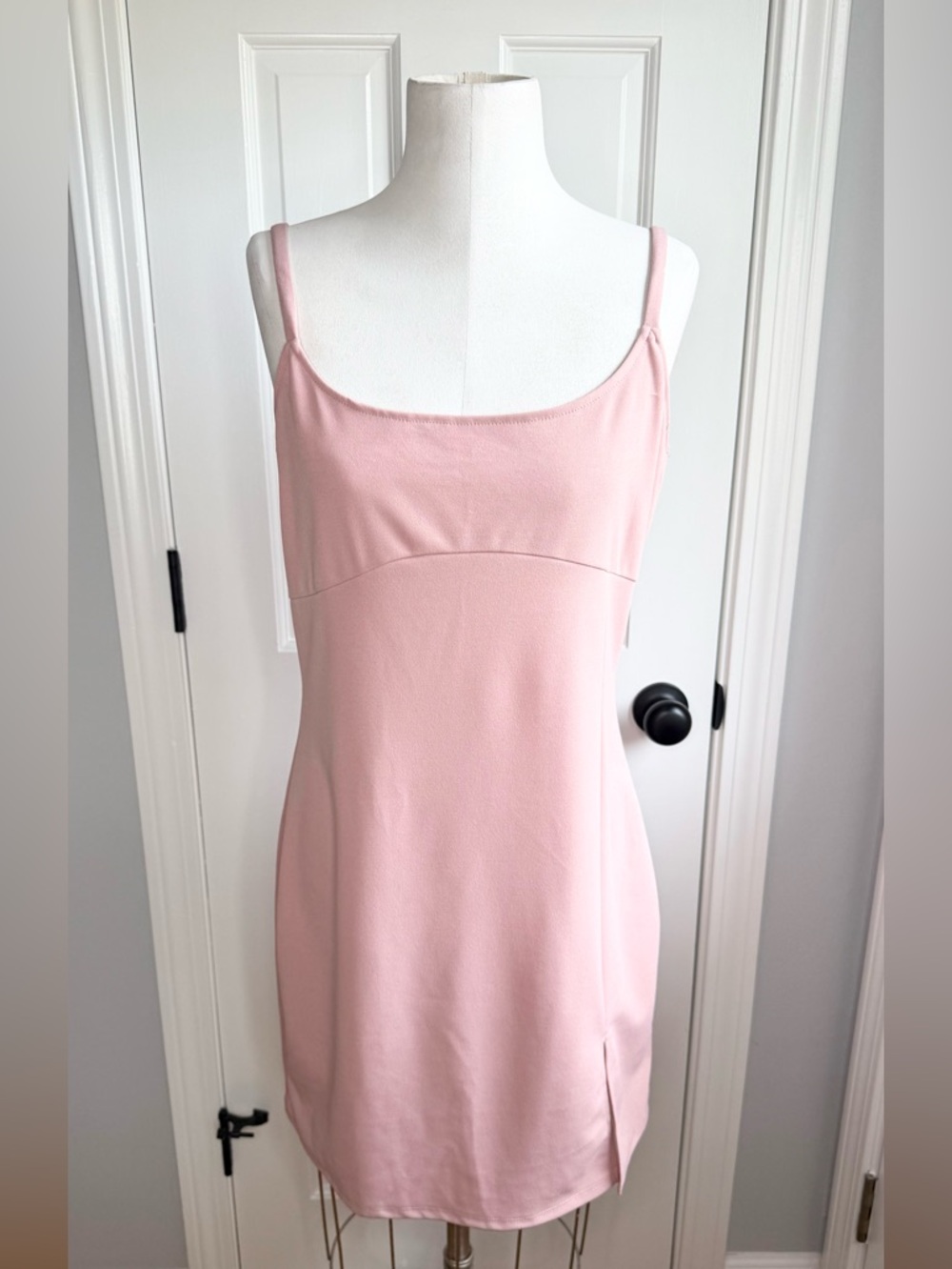 PrettyLittleThing Blush Pink Mini Slip Dress